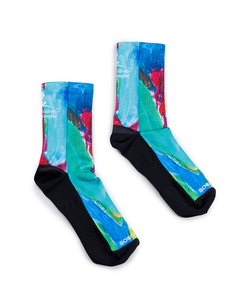 Primary image St. Jude Marathon Patient Art Socks